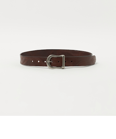 ＜ATELIER BRUGGE＞レザー ホースシュー ベルト