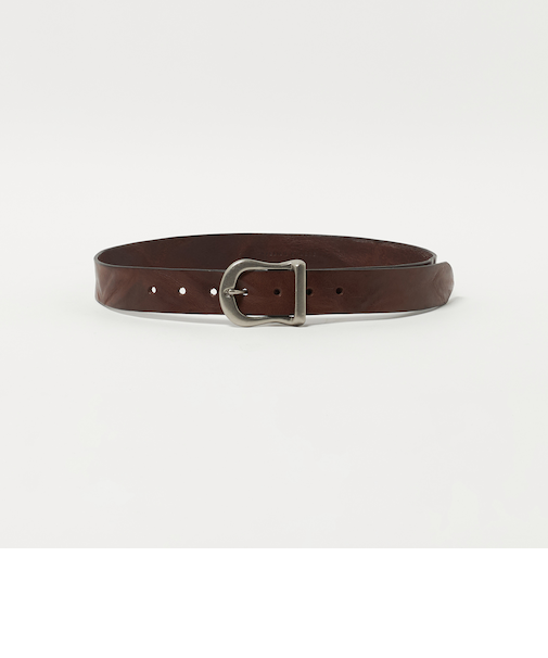 ＜ATELIER BRUGGE＞レザー ホースシュー ベルト