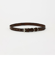 ＜ATELIER BRUGGE＞レザー メタルループ ベルト