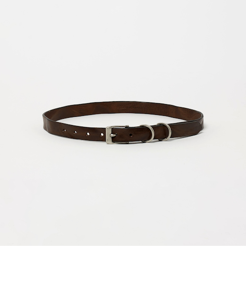 ＜ATELIER BRUGGE＞レザー メタルループ ベルト