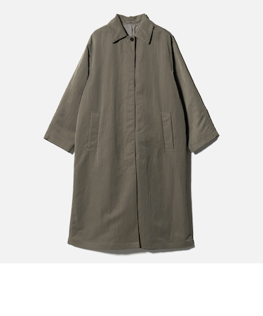 ナイロン ステンカラーコート