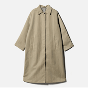 ナイロン ステンカラーコート