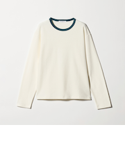 パイル リンガー ロングスリーブTシャツ