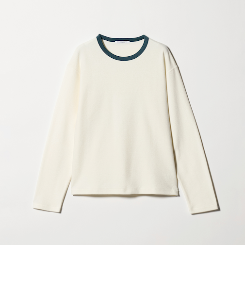 パイル リンガー ロングスリーブTシャツ