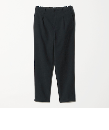 ブラッシュド ツイル ワンプリーツ テーパード イージーパンツ NO.5 セットアップ対応可能