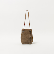 ＜LA UNIQA＞スエード 巾着 バッグ