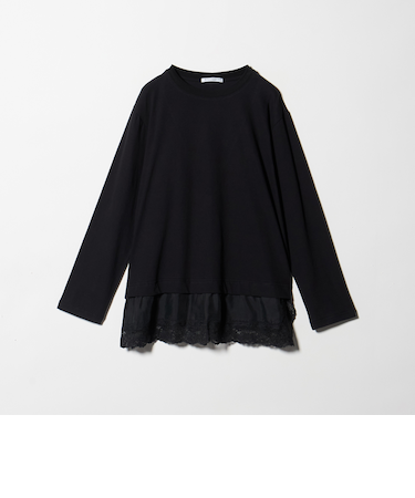 レースドッキング　ロングスリーブTシャツ