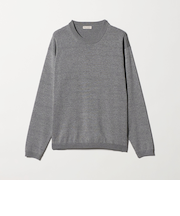 フュージョン カラー ロングスリーブ ニットT