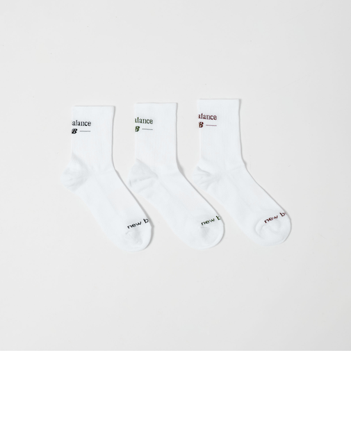 ＜New Balance＞ロゴ ソックス/3P
