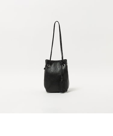 ＜LA UNIQA＞レザー 巾着 バッグ