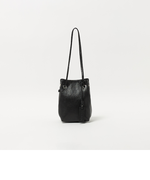 ＜LA UNIQA＞レザー 巾着 バッグ