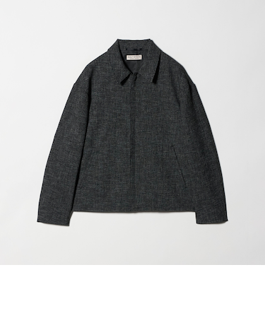 モノトーン ツイード ショート ブルゾン