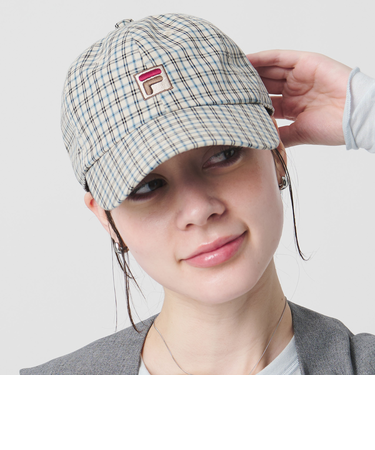 【別注】＜FILA＞チェック キャップ