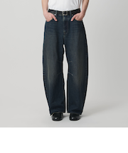 デニム カーブ パンツ