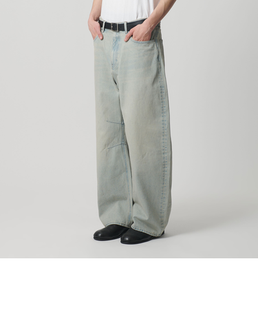 デニム カーブ パンツ