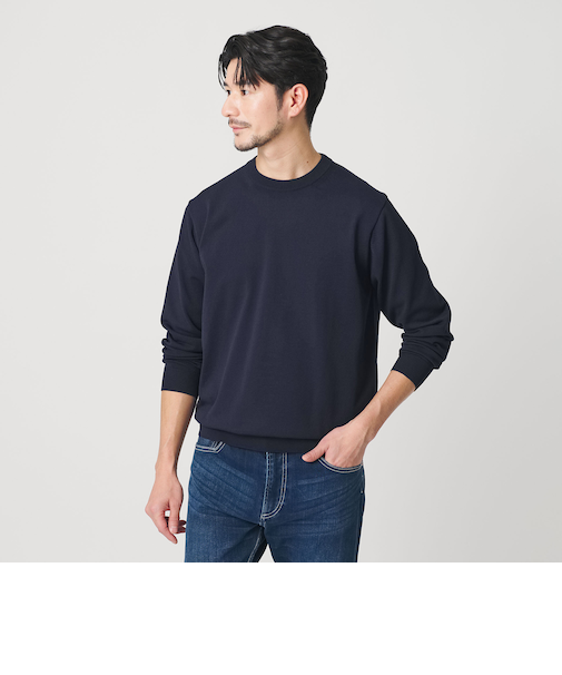 【WEB限定 WARDROBE SMART】KOUKIN ハイゲージ ニット クルーネック【抗菌・防臭】