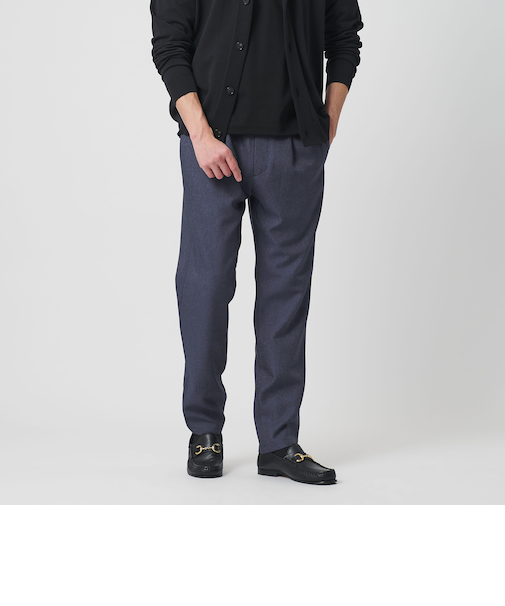 【WEB限定 WARDROBE SMART】デニムライク 1P イージーパンツ