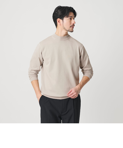 【WEB限定 WARDROBE SMART】KOUKIN ハイゲージ ニット モックネック【抗菌・防臭】