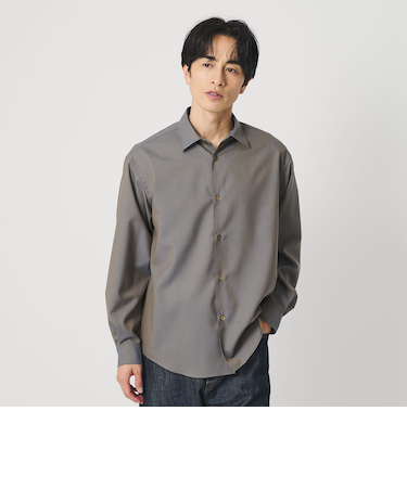 尾州 TW シャンブレー レギュラー シャツ GRANDE TAPERD型 ウォッシャブル MADE IN JAPAN