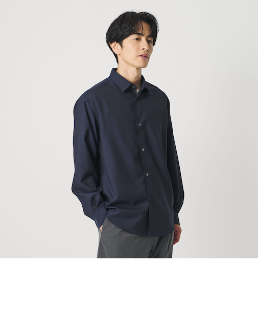 尾州 TW シャンブレー レギュラー シャツ GRANDE TAPERD型 ウォッシャブル MADE IN JAPAN