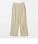 【WEB限定 Wardrobe DAILY MINIMAL】メランジ タックストレートパンツ ウォッシャブル
