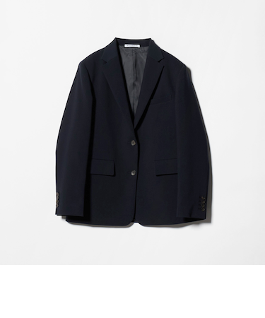 ポリエステルブレンド ツイル テーラードジャケット