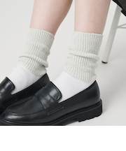 【別注】＜ROSTER SOX＞ラメ リブソックス