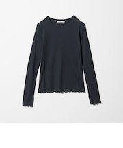 ポリエステルコットンテレコ メローステッチ クルーネックカットソー