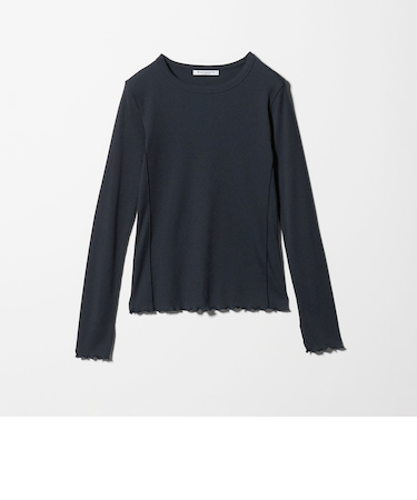 ポリエステルコットンテレコ メローステッチ クルーネックカットソー