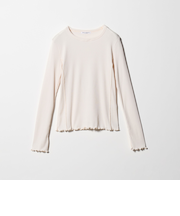 ポリエステルコットンテレコ メローステッチ クルーネックカットソー