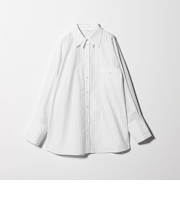 ＜provoke＞ストライプ レイヤード ビッグシャツ