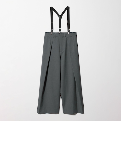 ＜provoke＞サスペンダー タックパンツ