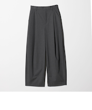 タック カーブパンツ ウォッシャブル