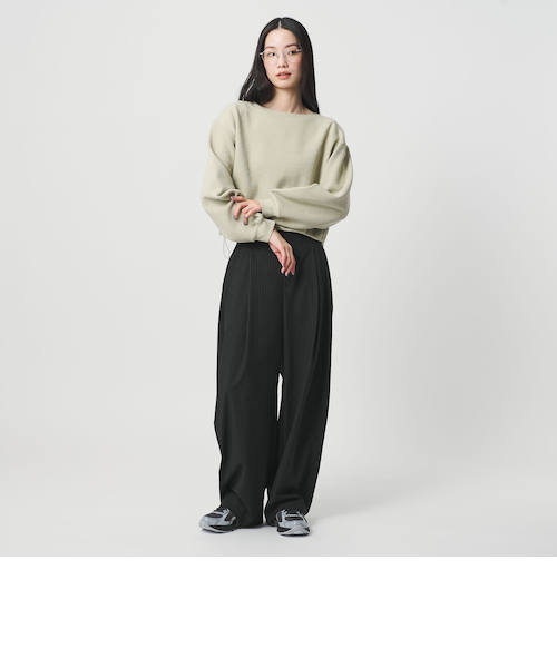 タック カーブパンツ ウォッシャブル｜ビューティー＆ユース