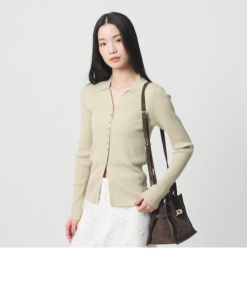 ビューティー&amp;ユース リブニットカーディガン BEAUTY&YOUTH UNITED ARROWS（ビューティーアンドユースユナイテッド
