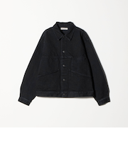 フェード ブラック デニム ブルゾン