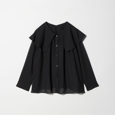 ポリエステル ビッグカラーシャツ 防シワ ウォッシャブル