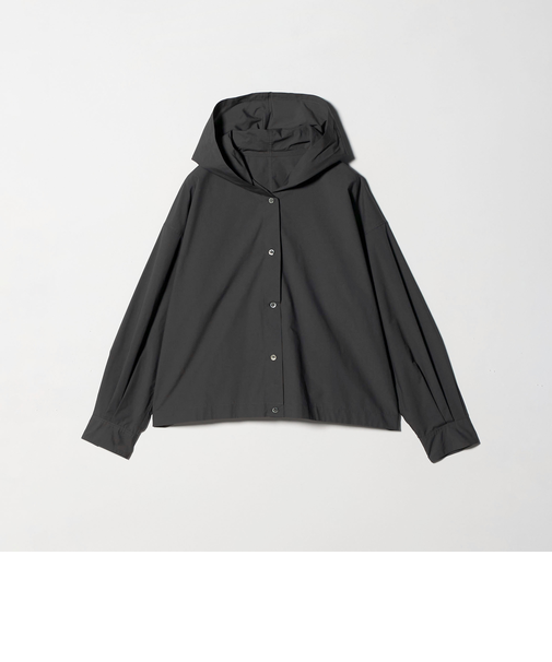 ポリエステルコットン フードシャツ