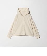 ポリエステルコットン フードシャツ