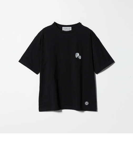 ＜ESPOIR＞SKULL EMB Tシャツ