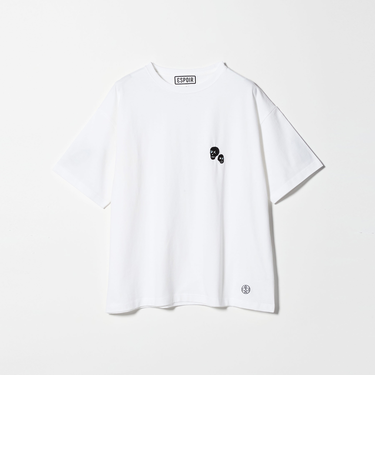 ＜ESPOIR＞SKULL EMB Tシャツ