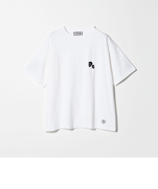 ＜ESPOIR＞SKULL EMB Tシャツ
