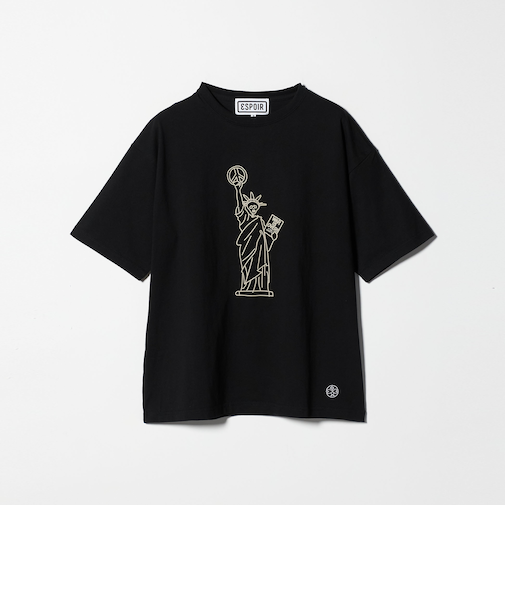 ＜ESPOIR＞Skull Liberty Tシャツ