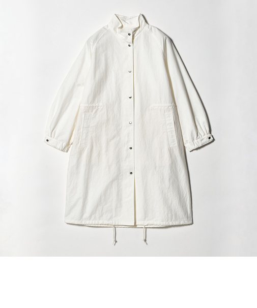 コットンナイロン オックスフォード モッズコート