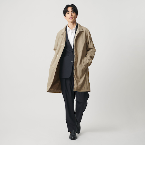 PERTEX ナイロン バルマカン コート 撥水