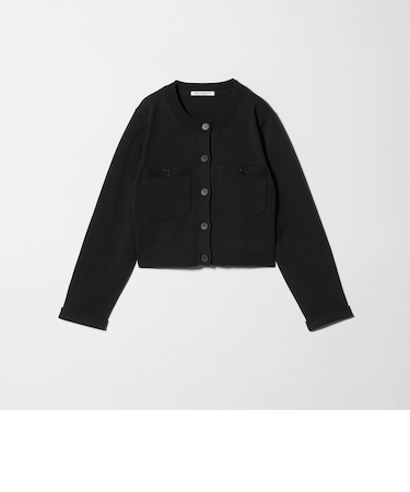 ポケット コンパクト カーディガン ウォッシャブル