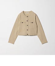 ポケット コンパクト カーディガン ウォッシャブル