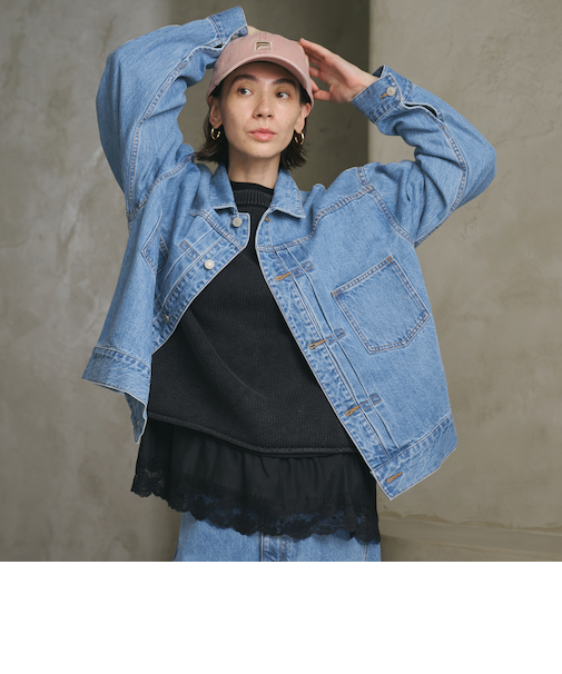 【WEB限定】ルーズ デニムジャケット