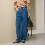 【WEB限定】カーブ デニムパンツ