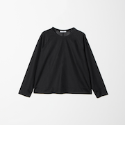 オーガンジー ラグランスリーブカットソー ウォッシャブル